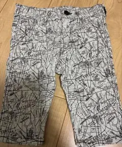 WASK 地図柄 110サイズ 六分丈　膝下　ハーフパンツ