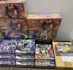 ポケモンカード 引退品 BOX パック シングルカード200枚以上の大量