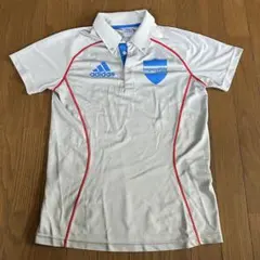 adidas ポロシャツ グレー　M