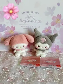 サンリオキャラクターズ ミルキーボアマスコット マイメロディ クロミ