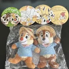 最終値下げ！チップとデール 缶バッジ キーホルダーセット売り