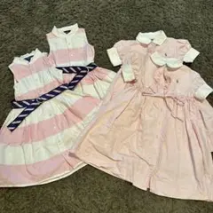 ラルフローレン　ワンピース　4T 110センチ　双子ちゃん