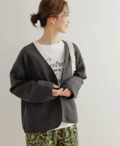 URBAN RESEARCH DOORS キルトVネックジャケット