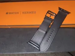 未使用 訳あり エルメス アップルウォッチ レザーバンド　ベルト 箱破れあり