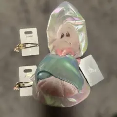 ディズニー ストア　ヤングオイスター　ぬいぐるみ　ヘアクリップ2つ　3点セット