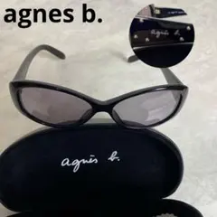 agnes b. Y2K スタッズ オーバル サングラス ブラックのサムネイル