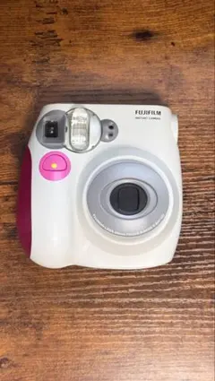 FUJIFILM Instax mini 7S チェキ グレー×ピンク