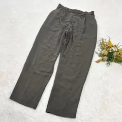 【ユニクロ】UNIQLO ドレープテーパードアンクルパンツ グレー M ●