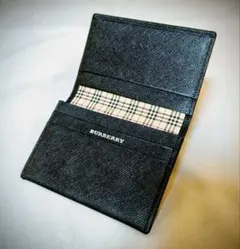 【美品】バーバリー BURBERRY 名刺入れ カードケース ノバチェック