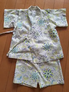 花火模様 甚平 サイズ100