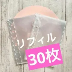 透明プラスチックリフィル　30枚　（13cmx8.6cm)のサムネイル