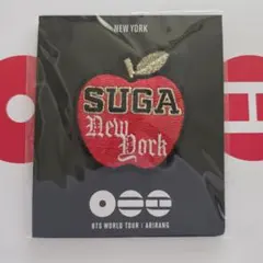 BTS】SUGA 刺繍ピンバッジ NEW YORK限定 - メルカリ