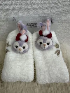 新品　上海ディズニー　ステラルー　タオル靴下