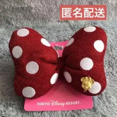 ディズニー ミニーちゃん 水玉 リボン ヘアゴム ヘアピン