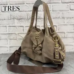 美品✨Y2K 00s TRES スタッズ レザー ワンショルダーバッグ 平成