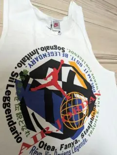 希少 90s 日本製 ナイキ 銀タグ エアジョーダン タンクトップ ノースリーブ