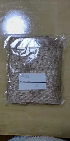 ゴールド、 フリンジ付きストール