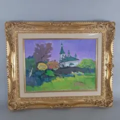 松本孝之画伯　油絵　トレド【スペイン】 松本孝之画伯 油絵 トレド【スペイン】 - メルカリ