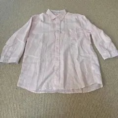 夏限定！ikka ピンクシャツ Mサイズのサムネイル
