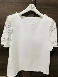 美品　ランバンオンブルー　半袖カットソー