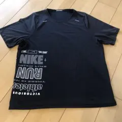 Nike RUN DRI-FIT Tシャツ 黒サイズXL
