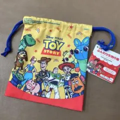 新品　未使用　トイ・ストーリー ふんわり生地巾着のサムネイル
