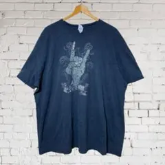 ギルダン 半袖Tシャツ クルーネック 半袖プリント 3XL 黒 綿 ストリート