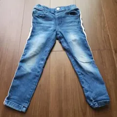 MPS サイドストライプ デニムパンツ 100 匿名配送