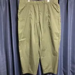 オリーブグリーン バルーン アンクルパンツ