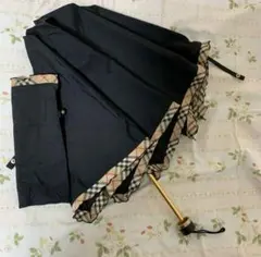 バーバリー　折り畳み日傘②　ブラック　フリル　チェック 楽天市場】バーバリー 折り畳み傘 トーナル チェック ピンクの通販