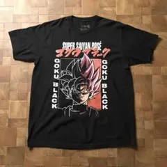 ボ*ボ様 ドラゴンボール　アニメ Tシャツ　悟空 ブラック　スーパーサイヤ人ロゼ