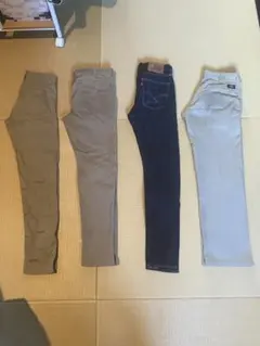 Dickies & Levi's & ユニクロ　パンツ4枚セット！