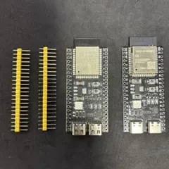 ESP32 S3 개발 보드 2개 세트 (핀 헤더 포함)