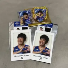 【新品未使用】茨城ロボッツ 選手ハートトレカ（平尾選手）