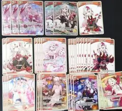 百鬼あやめ RR 5枚 + デッキパーツ ホロカ