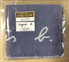 【新品未使用】☆アニエスベー スフレなハンカチ ブルーのサムネイル