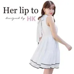 Iria Mini Dress herlipto ハーリップトゥ Her lip to Iria Mini Dress Mサイズ - メルカリ