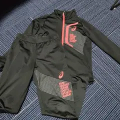 美品asics キッズ ジャージ 上下セット 140