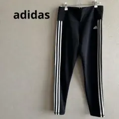 adidas 3本ライン ブラックレギンス