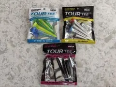 新品未使用：TOUR TEE ゴルフティー 3種セット