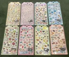 ドリーミーくじ ぺたっとつぶらな瞳の仲間たち シール つやぷくシール