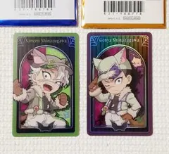 鬼滅の刃 ハロウィン2025 メタリックカード 実弥 玄弥セット