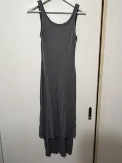 アレキサンダーワン　ノースリーブ ロングワンピース グレーのサムネイル