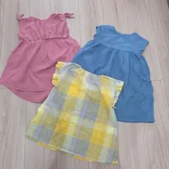 ​90cm　女の子 夏服 3点セット まとめ売り アプレレクール・ブリーズ 　等のサムネイル
