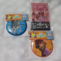 ズートピア キャラクター缶 ミラー&マルチケース