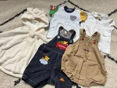 ミキハウス　80サイズ　まとめ売り　オーバーオール　ポンチョ　Tシャツ