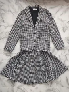 【美品】GENERATOR ギンガムチェック スーツ セットアップ 160