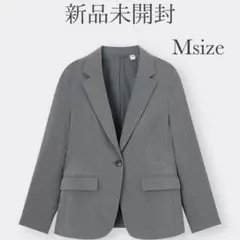 新品未開封 ウォッシャブル　テーラードジャケットZ Mサイズ　グレー