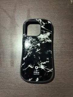 iFace iPhone15Pro用ケース 大理石柄 ブラックのサムネイル