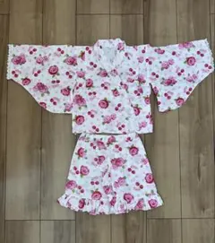 マザウェイズ　甚平　さくらんぼ　110 女の子のサムネイル